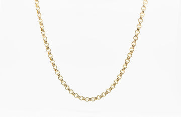 9ct Yellow Gold Unique Link Chain #27432-12