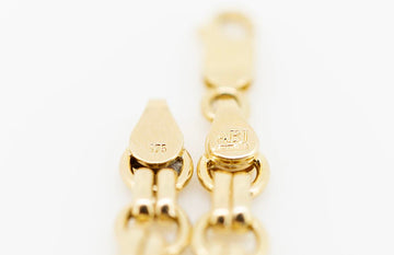 9ct Yellow Gold Unique Link Chain #27432-12