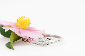 9ct White Gold Bracelet with Diamond #2752G