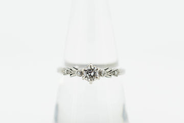18ct Gold & Platinum Diamond Ring #28020