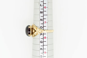 9ct Yellow Gold Pyrope Garnet Ring #37945