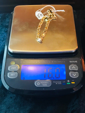 9ct Gold Italian made Birds Eye Bracelet