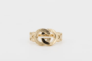 CHANEL 16CT GOLD RING