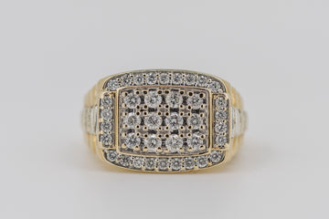 10ct Yellow Gold Diamond Ring 1.00ct TDW #1060