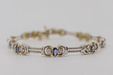 14ct white gold bracelet