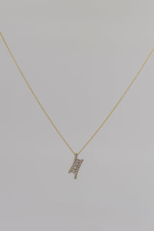 18ct Yellow Gold Italian Made Chain with 18ct Yellow Gold and Diamond Pendant #25997-138