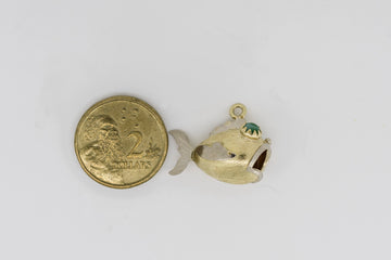 14ct Yellow Gold Fish Pendant #26034