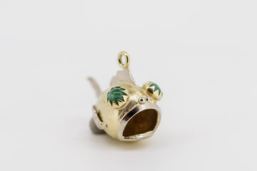 14ct Yellow Gold Fish Pendant #26034