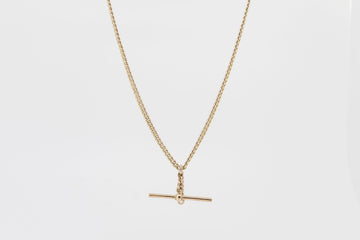 9CT ROSE GOLD FOB CHAIN WITH VALUATION