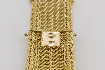 9ct yellow gold Italian made bracelet