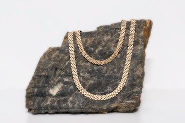 14CT SOLID GOLD NECKLACE AND BRACELET SET