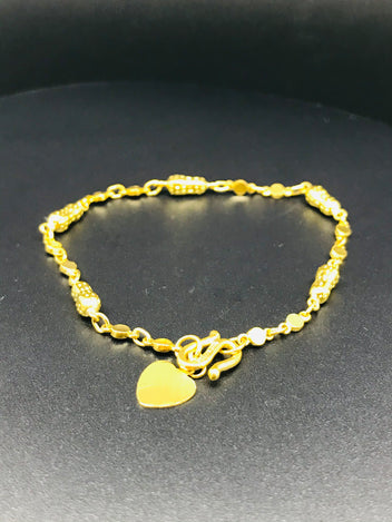 24ct gold bracelet 25805-7