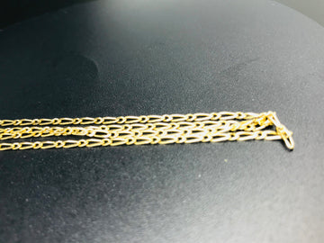 14ct gold figero chain necklace