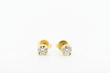 18ct gold diamond earrings