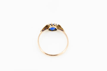 9ct gold Blue Sapphire Ring #27633