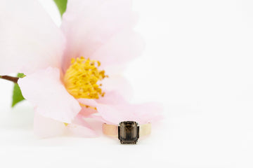 9ct Yellow Gold Ring with Smokey Quartz #27721