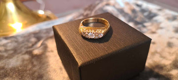 9ct Gold CZ Ring #1161