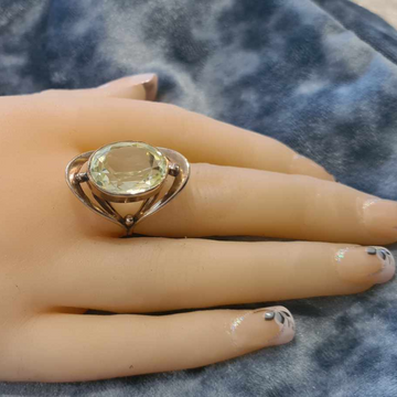 9ct Yellow Gold Custom Made Cocktail Ring with Light Green Elbaite Tourmaline Stone #27182