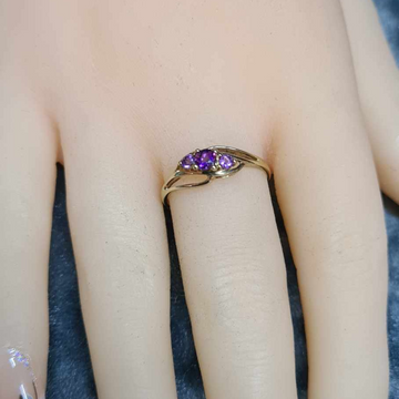 9ct gold Amethyst ring #103