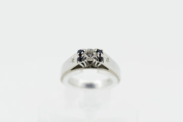 18ct White Gold Diamond Ring  #WGD3394