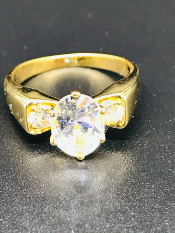 9ct Gold CZ Ring 1188