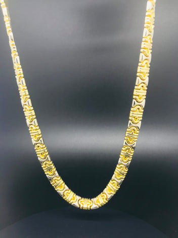 Solid 18ct Heavy Weight Gold Necklace Italian Chain