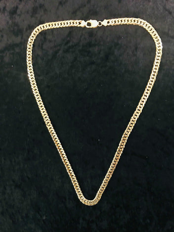 9ct solid Gold double link Chain