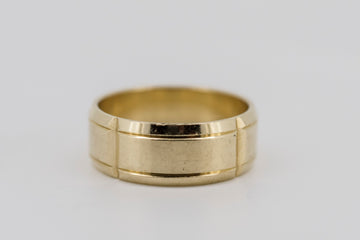 10ct Yellow Gold Solid Men’s Wedding Ring #20000-82