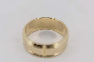 10ct Yellow Gold Solid Men’s Wedding Ring #20000-82