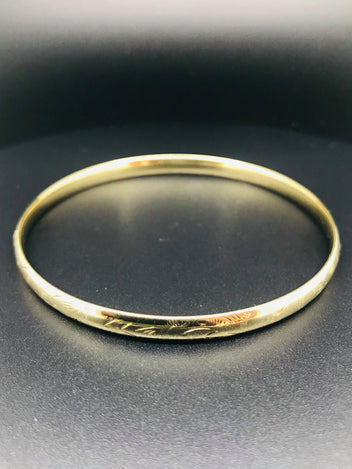 9ct Gold Bangle 1124