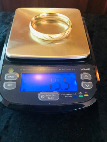 14ct Gold Bangle 1125