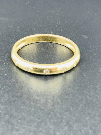 9ct Gold Diamond Ring 1176