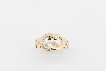 CHANEL 16CT GOLD RING