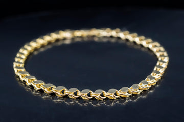 14ct solid yellow gold Garibaldi bracelet