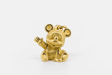 24CT GOLD MICKY MOUSE PENDANT
