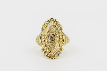 22ct INDIAN GOLD DRESS RING