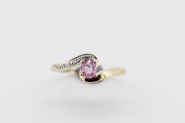 10ct Yellow Gold Amethyst Ring # 26050-7