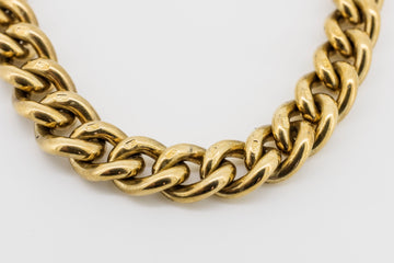 VINTAGE 9CT GOLD FOB CHAIN