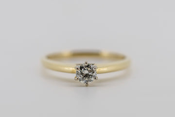 18ct solid yellow gold diamond wedding ring