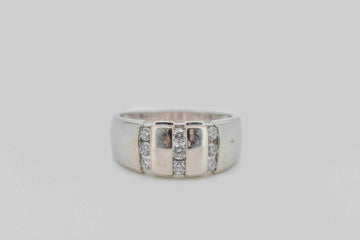 10ct White Gold and Diamond Dress Ring #20000-69