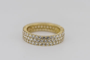 9CT GOLD CZ RING