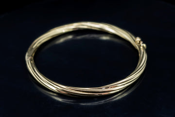 9ct solid yellow gold bracelet