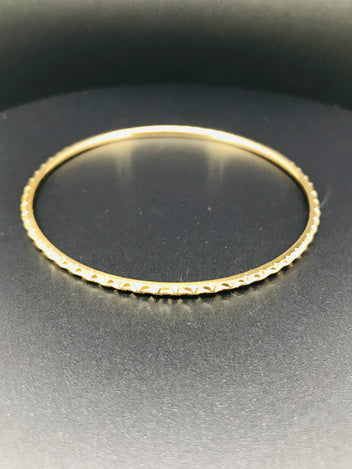 21ct solid gold bangle