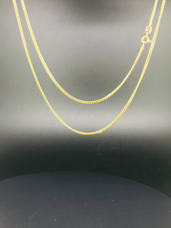 18ct solid gold necklace chain