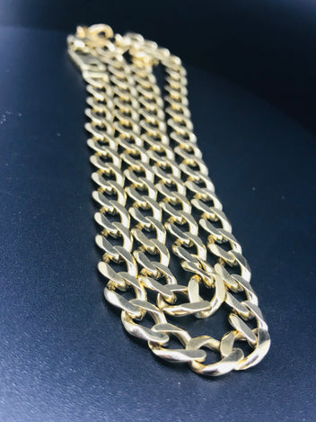 9ct solid gold Italian made curb chain