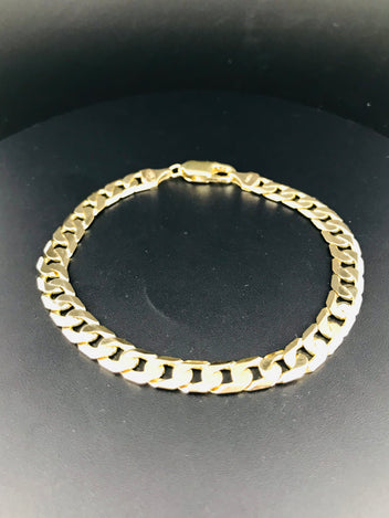 9ct gold Italian made bracelet curb chain