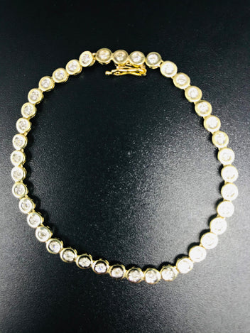 9ct gold tennis bracelet