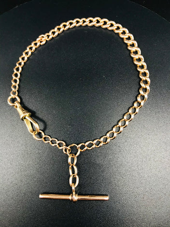 9ct rose gold bracelet