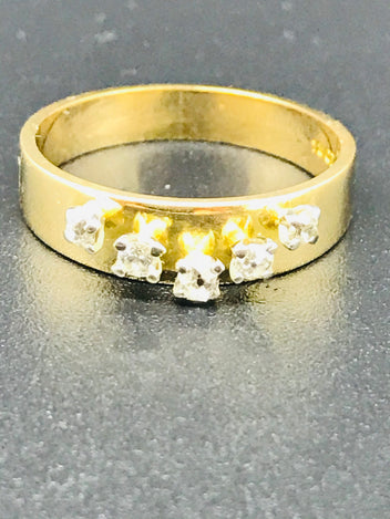 18ct gold diamond eternity ring