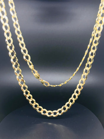 10ct Yellow Gold Solid Italian Made Chain #25873-140